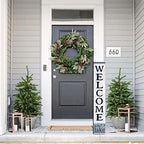 Welcome To The Lake Sign for Front Door, 4ft Tall Front Porch Decor, Vertical Wooden Signs for Front Porch, Rustic Farmhouse Wood Porch Decorations Outdoor - Image 7