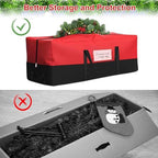 Christmas Tree Storage Bag, Fits Up 10 Ft Tall Artificial Trees, Heavy-Duty 600D Oxford Tree Bag with Reinforced Handles Zipper Clear Pocket, Storage Bags for Moving Items, Clothing, Outdoor, Bedding - Image 6