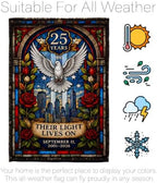 25th 9/11 Their Light Lives On Flag Pack Embroidery American Flags for Outside House 25th September 11 Poster Patriot Day Decor Memorial Gifts Home Decorations Garden Remembrance Tribute Tapestry - Image 6