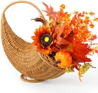 Fall Cornucopia Basket Thanksgiving Table Harvest Fern Cornucopia by RimCereal