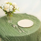 12 Pcs Sage Green Cheesecloth Table Runner 13ft Boho Gauze Cheesecloth Table Runner 160 inch Long for Christmas Wedding Bridal Baby Shower Birthday Table Decorations - Image 4