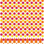 Yalikop 10 Pcs Pom Pom Garland 5 Ft Diwali Party,Orange,Yellow,Rose Red by Yalikop