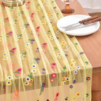 6 Pack Flower Table Runner Floral Daisy Fall Wedding Birthday Party Decor - Image 3