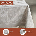 Maison d' Hermine Table Cloth Rectangle Table Reusable 100% Cotton 54"x72" - Image 4