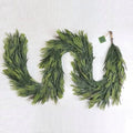 6FT Artificial Norfolk Pine Garland – Real Touch Greenery Garland, Dense Green Plants for Indoor Outdoor Christmas, Holiday, and Home Decoration (1, 9FT) by QIANYUN
