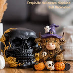 3 Pcs Highland Cow Decor Figurines, Seasonal Holiday Theme - Image 6