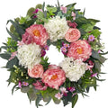 HipTree 24 Inch Spring Wreaths for Front Door with Peony Hydrangeas by HipTree