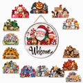 16 Pcs Interchangeable Welcome Sign for Front Door,Magnetic Welcome Sign，B by Unknown