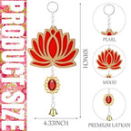 Wonderjune 10 Pcs Lotus Decorations for Pooja Diwali,Bell Style - Image 2