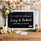 SELEAD Magnetic Chalkboard Words Sign - 20" x 30", White Solid Wood Frame - Image 4