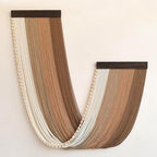 Achart Large Macrame Wall Hanging Dip Dyed Yarn Tapestry Ombre Yarn - Image 2