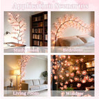 7.5FT Cherry Blossom Lights,144LED Cherry Blossom Wall Decor - Image 6