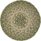 Homespice Grassland Braided Trivets for Rustic Decor, Round 8" Set of 6 - Image 4