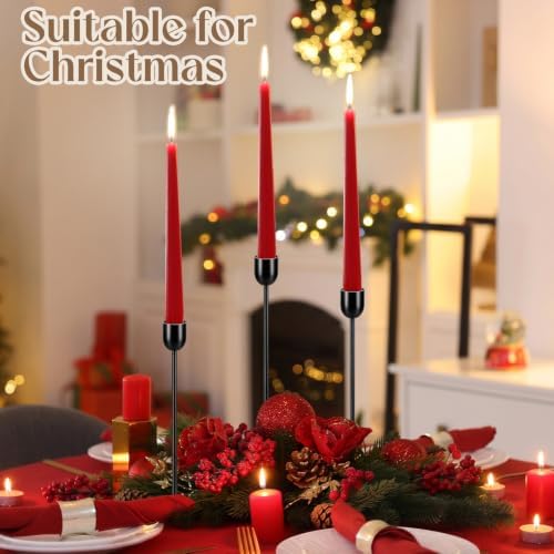 18Pcs Black Candlestick Holders, Metal Tall Taper Candle Stick Holder - Image 6
