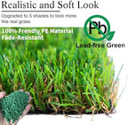 GLOBREEN Artificial Grass Squares Placemats Green Easter Table Centerpiece Decor Golf Theme Party, Birthday, Baby Shower, Dining, 12" x 12", 6 Pack - Image 3
