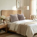 Pallene Faux Fur Decorative Throw Pillow Covers 12x20 Set of 2, Tan - Image 4