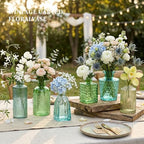 30 Pcs Green Bud Vases Set, Baby Shower Decorations, Wedding Table Decor - Image 3