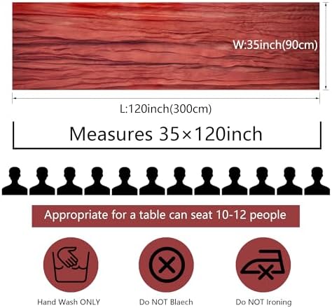 16 Pack Terracotta Cheesecloth Table Runner 35x120 Inch Boho Gauze Cheese Cloth Table Runner 10FT Long Rustic Sheer Table Runners for Wedding Bridal Shower Birthday Party Table Decor - Image 3