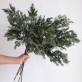 Wavwavw 6 Pcs 25.5'' Greenery Christmas Artificial Winter Cedar Pine Stems by Wavwavw