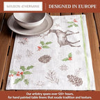 Maison d' Hermine Placemats Set of 4 Reusable 100% Cotton (13"x19") - Image 2