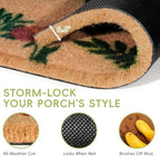 Front Door Mat Set, 2-Piece Spring Floral Hello Welcome Doormat - Image 4