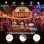 Zhengmy Carnival Neon Sign Halloween Carnival Neon Light Decoration - Image 5
