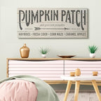 Stupell Industries 'Pumpkin Patch Autumn Sign', Canvas Art, 48 x 20 Inches, Easy to Hang and Sturdy, Made in USA, by Stephanie Workman Marrott - Image 3