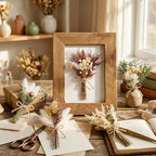 12/24PCS Handmade Dried Flower Bouquet with Stems Natural Dried Wildflowers 7.5 Inch Mini Dry Flowers for Vase Farmhouse Decor, Wedding Styling, Photography Props, Gift DIY(24pcs, Rustic) - Image 4