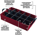 612 Vermont Christmas Ornament Storage Box, Holds 60-3 Inch Ornaments - Image 4