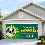 2026 World Soccer Cup Garage Door Banner Cover, 7x16ft Large Football Championship Backdrop, Canada USA Mexico Host Nations Outdoor Decoration, Heavy Duty Fabric Sports Wall Mural for Home Decor - Image 5