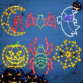 TRWYMZ Halloween Decorations - 16" Halloween Window Silhouette Lights by TRWYMZ