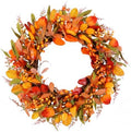 Pinkpum 22" Fall Wreath for Front Door Pumpkin Artificial Wall Decor Autumn by Pinkpum