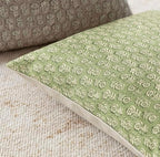 Foindtower Decorative Floral Print Throw Pillow Covers 22×22 Lime Green - Image 3