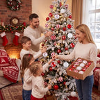 Valery Madelyn 30ct Christmas Ornaments Tree Decorations Set 2.36 Inch - Image 5