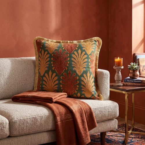 patdrea Designer Velvet Throw Pillow Cover,Set of 2,22"x22"-OldlegendA - Image 2