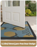 Color&Geometry Outdoor Doormats 32"x60", Yellow- Dirt Trapping, Non-Slip, Durable, Low Profile, Easy Clean, Sturdy Rubber Entry Rug, Front Door Mat for Inside House/Entrance/Entryway - Image 3