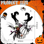 Daifunli Halloween Table Centerpieces Decorations, Witch Boot and Pumpkin - Image 2