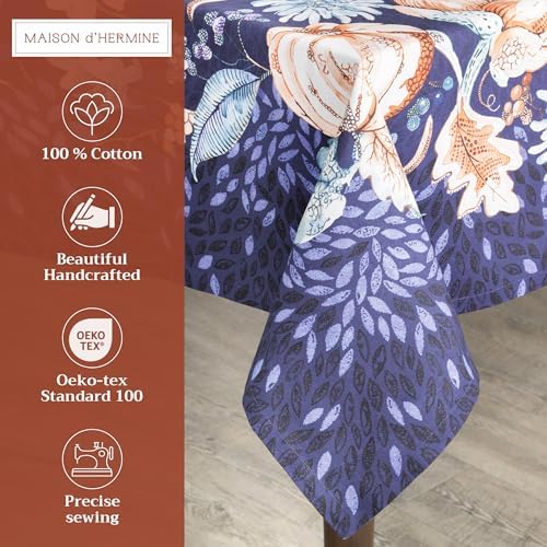 Maison d' Hermine Table Cloth Rectangle Table Reusable 100% Cotton 70"x108" - Image 2