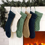 Syhood 6 Pcs Cable Knit Christmas Stockings Large Christmas Stocking, Fresh by Syhood