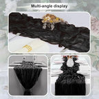 10 Pack Black 35x120 Inch Cheesecloth Table Runner - Image 5