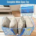 VENO Moving Bags, Wide Open Top, Clear Window, Spring Breeze, 6 Pack - Image 2
