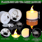 Retisee 12 Set Halloween Hanging Lantern Lights Rustic Ball Candle Holder - Image 3