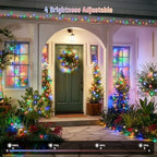 JMEXSUSS 132ft 400 LED Christmas Lights Indoor Outdoor Waterproof - Image 2