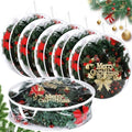 Shappy 6 Pcs 36 Inch Clear Wreath Storage Bags PVC Waterproof, White by Shappy