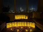 WYMM Happy Anniversary Light Up Letters, 30 Tea Lights & 2000 Rose Petals by Wymm_SayYes