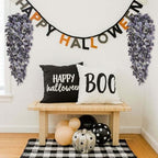 BLEUM CADE Fake Hanging Plants, 4pcs Artificial Hanging Plant, Faux Deep Purple Vines Hanging Plant for Wall Home Living Room Indoor Outdoor Halloween Decor (No Baskets) - Image 6