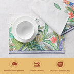 Maison d' Hermine Placemats Set of 4 Reusable 100% Combed Cotton (13"x19") - Image 2