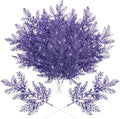 Cindeer 100 Pcs Christmas Tree Picks Sprays Glitter 10.2 in,Purple by Cindeer