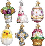 Old World Christmas Ornaments: Mini Ornamen Sets Glass Blown Ornaments for Christmas Tree, Easter Set by OldWorldChristmas