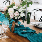 6 Pack Cheesecloth Table Runner 10Ft Christmas Gauze Boho Table Runners for Wedding Decor Bridal Shower Decorations(35" x 120") - Image 4